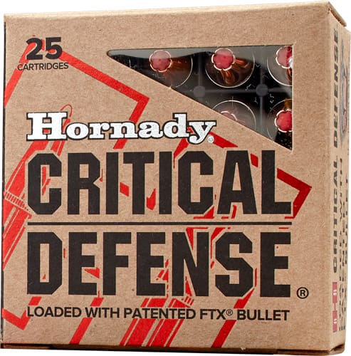 HORNADY CRITICAL DEFENSE  327 - FEDERAL 80GR FTX 25RD 10BX/CS