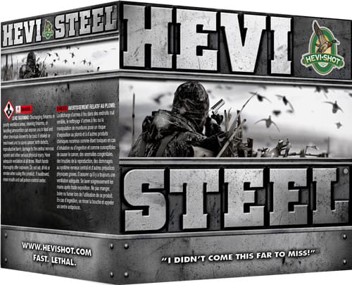 HEVI-SHOT HEAVY STEEL 12GA - 3" 1-1/4OZ #3 25RD 10BX/CS