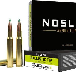 NOSLER BT 30-06 125GR - BALLISTIC TIP 20RD 10BX/CS