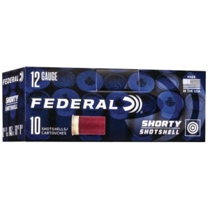 FEDERAL SHORTY SHOTSHELL 12GA - 1.75" 15/16OZ #8 10RD 10BX/CS