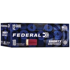 FEDERAL SHORTY SHOTSHELL 12GA - 1.75" RIFLED SLUG 10RD 10BX/CS