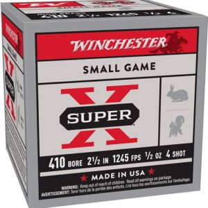 WINCHESTER SUPER-X 410 2.5" - 1/2OZ #4 25RD 10BX/CS
