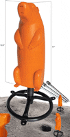 DO-ALL 3-D PRAIRE DOG IMPACT - SEAL TARGET W/ SPRING RESET