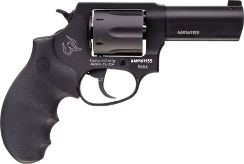 TAURUS 856 38SPL 3" NGT SGT - MATTE BLACK RUBBER