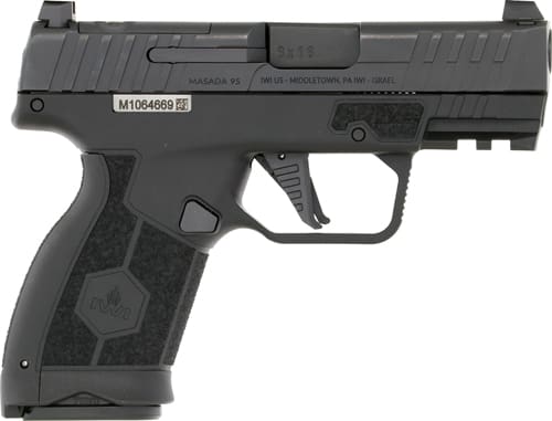 IWI MASADA SLIM ELITE 9MM 3.4" - OPTICS READY 2-10RD MAG BLK - Image 2