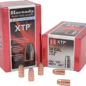HORNADY BULLETS 38 CAL .357 - 180GR XTP 100CT 15BX/CS