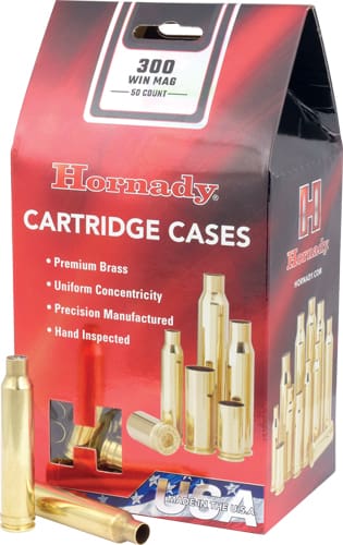 HORNADY UNPRIMED CASES 300 - WIN MAG 50 PACK 5PK/CS