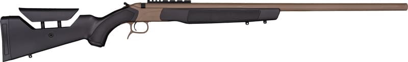 CVA ACCURA LR-X 50 CAL 30" - W/RAIL FDE CERAKOTE/BLACK