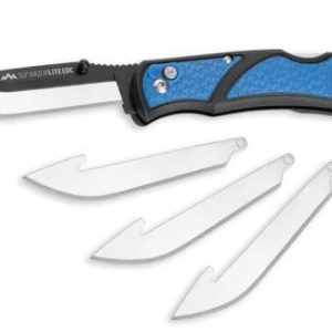 OUTDOOR EDGE 3" RAZOR LITE - EDC FOLDER BLUE W/4 BLADES