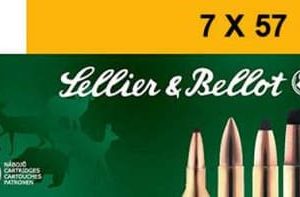 Sellier & Bellot 7X57mm Mauser Ammunition SB757B 140 Grain Soft Point 20 Rounds