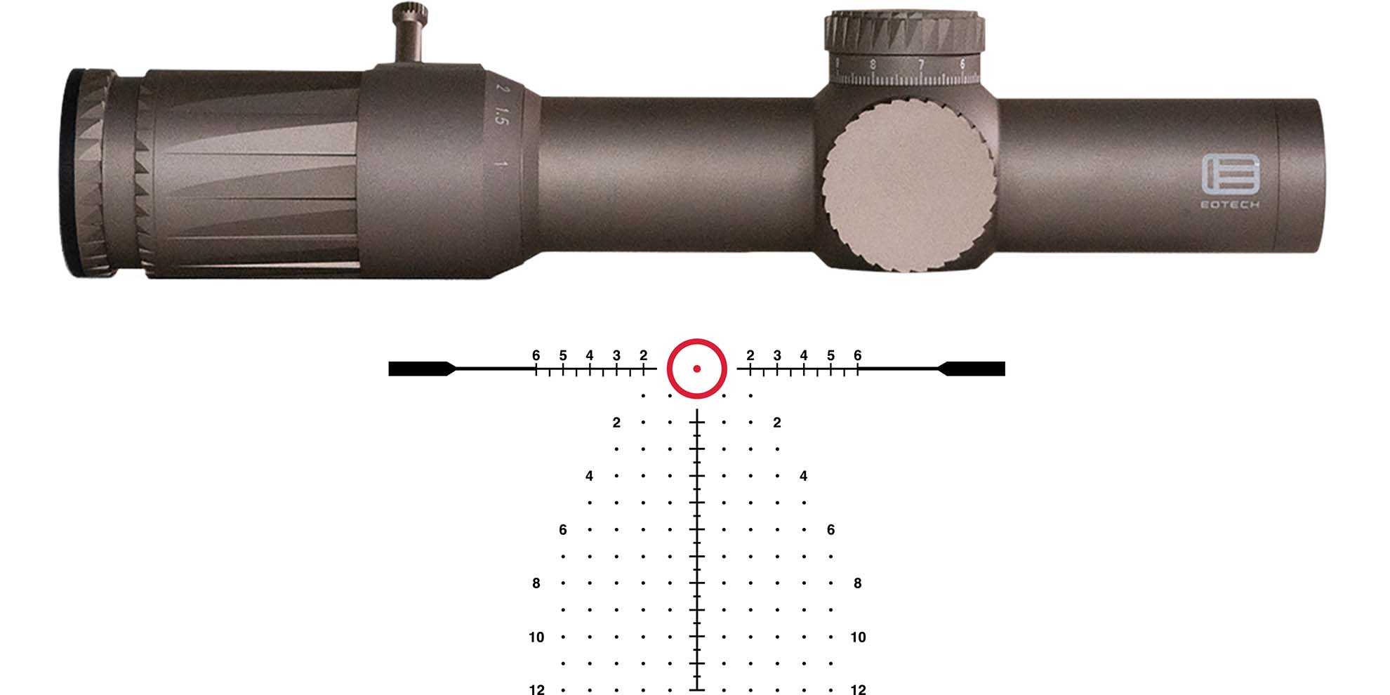EOT VUDU 1-10X28 FFP SR5 FDE