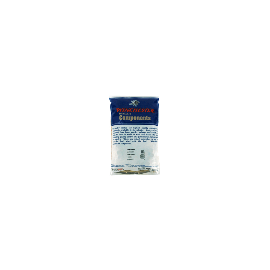 WINCHESTER UNPRIMED CASES 44 - REM MAG 100 PACK 20PK/CS - Image 2