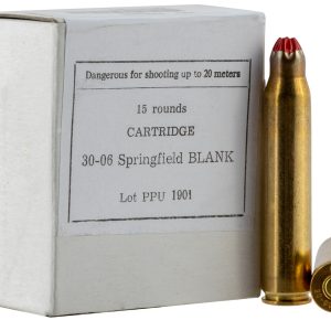 Prvi PPU 30-06 Ammunition PPB3006 Blanks 15 Rounds