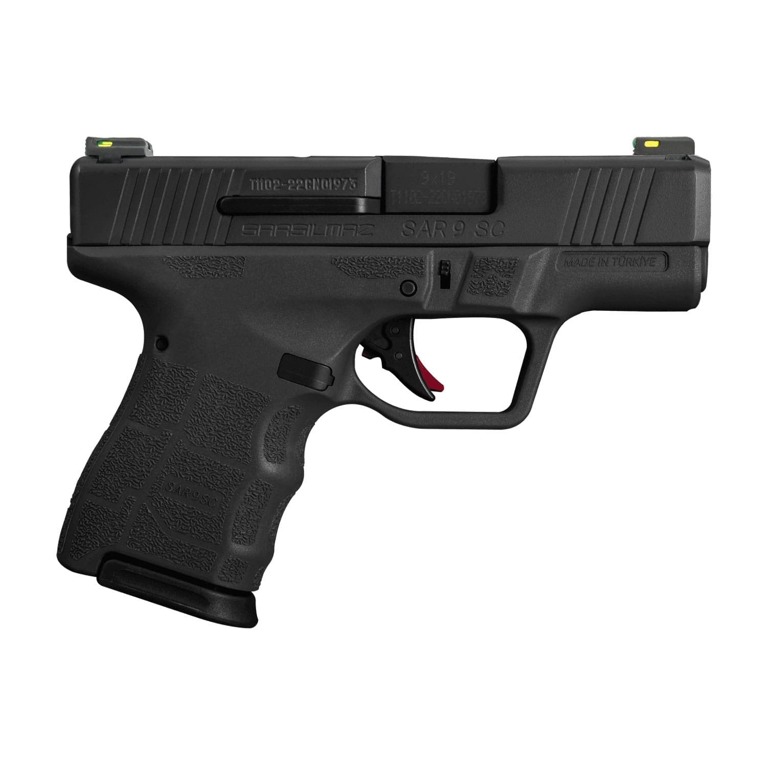 SAR FIREARMS SAR9 SC 9MM BLK 3.3" 10+1    #