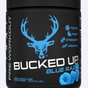 BUCKED UP PRE-WORKOUT BLUE RAZ - 30 SERVINGS