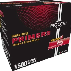 FIOCCHI PRIMERS LARGE RIFLE 1500CT BOX 12000CT CS