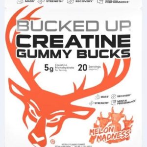 BUCKED UP CREATINE GUMMIES - MELON MADNESS 20 SERVINGS