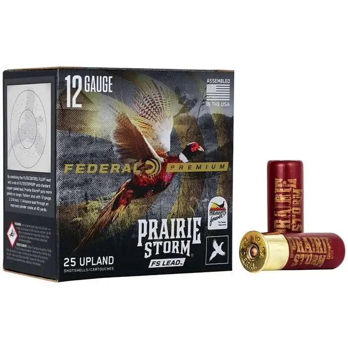 FEDERAL 12GA 2-3/4" MAG. 1-1/4OZ 1,330 FPS 6 SHOT FS LEAD  25 RD/BX 10 BX/CS