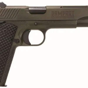 KIMBER RAMPART 1911 38SUPER 5" W/ COMP OD GREEN BLK G10 GRIPS 1-8RD MAG