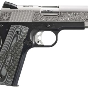 RUGER SR1911 COMMANDER SOUTHPORT CT EDITION 45ACP PISTOL 4.25" STS ENGRAVED 1-7RD MAG