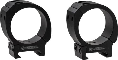 WHEELER SPORTER WEAVER/PIC - SCOPE RINGS 1" MED MT BLACK