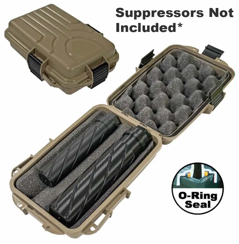 MTM SC2 SUPPRESSOR PROTECTOR 2, DARK EARTH, HEAT TESTED FOAM