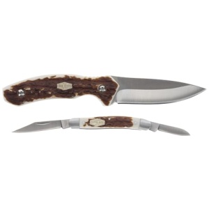 UNCLE HENRY KNIFE FIXED/FOLDER - COMBO GIFT TIN PROMO Q4 25'