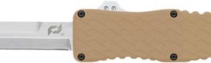 SCHRADE KNIFE UPROAR D/A OTF - 3" D2 BAYONET POINT FDE/SS