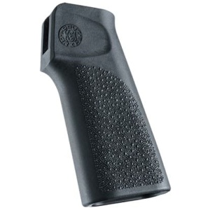 HOGUE AR15 15 DEGREE VERTICAL - GRIP NO FINGER GROOVES BLK