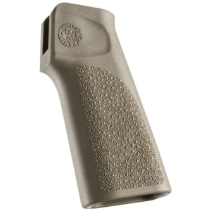HOGUE AR15 15 DEGREE VERTICAL - POLYMER NO FINGER GROOVES FDE