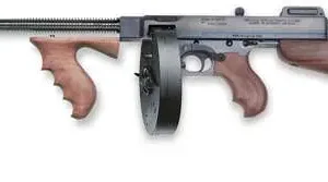 THOMPS 1927A1 DELX 45ACP RFL 100RD DET STOCK