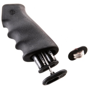HOGUE AR-15 RUBBER GRIP HANDLE - BLACK WITH STORAGE KIT