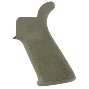HOGUE AR-15 BEAVERTAIL GRIP - NO FINGER GROOVES OD GREEN