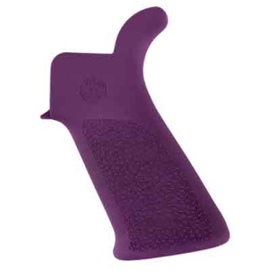 HOGUE AR-15 BEAVERTAIL GRIP - NO FINGER GROOVES PURPLE