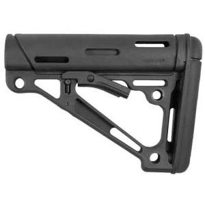 HOGUE AR-15 COLLAPSIBLE STOCK - BLACK RUBBER MIL-SPEC