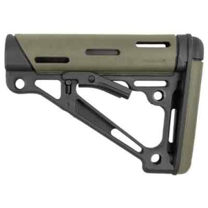 HOGUE AR-15 COLLAPSIBLE STOCK - OD GREEN RUBBER COMMERCIAL