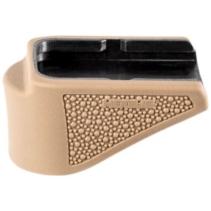 HOGUE GRIP EXTENSION BASE PAD - FOR GLOCK 26 10RD FDE