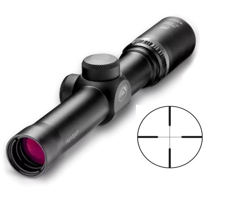 BURRIS OPTICS HANDGUN SCOPE 2X20MM PLEX