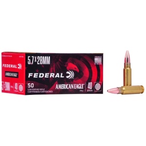 FEDERAL 5.7 X 28MM 40GR FMJ 50 RD/BX 10 BX/CS