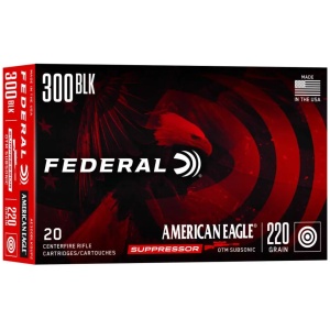 FEDERAL 300 BLK 220GR OTM 20 RD/BX 25 BX/CS