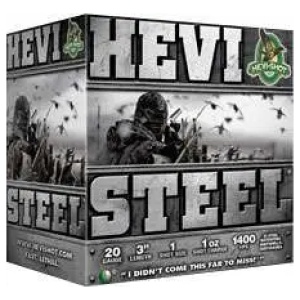 HEVI-SHOT HEVI-STEEL 12GA 3IN 1-1/4OZ #1 25 RD/BX 10 BX/CS