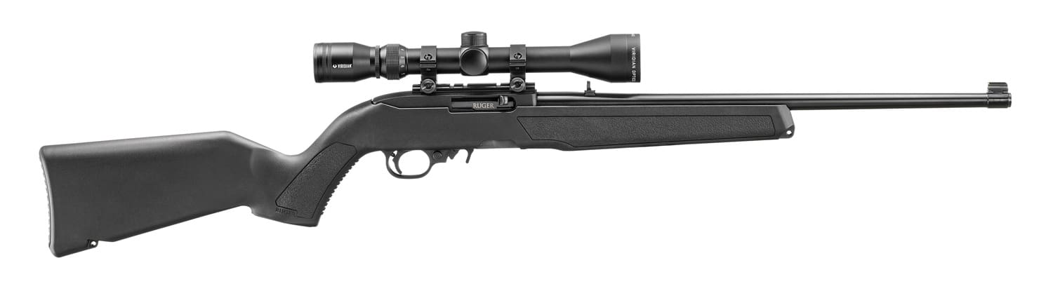 RUGER 10/22 CARB 22LR BL/SYN 18.5 SC