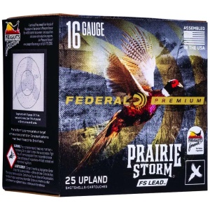 FEDERAL 16GA 2 3/4" 1-1/8 OZ 6 SHOT FS LEAD 25 RD/BX 10 BX/CS