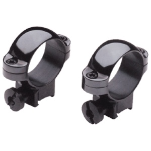 BURRIS RINGS 3/8" DOVETAIL 1" - MEDIUM STEEL GLOSS