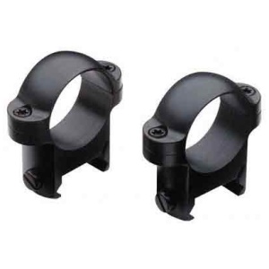 BURRIS ZEE RINGS 1" LOW - STEEL MATTE