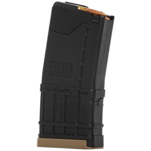 LANCER MAGAZINE L5AWM AR-15 - 300BLK 20RD OPAQUE BLACK