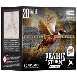 FEDERAL 20GA 2-3/4" MAX 1OZ 6 SHOT FS LEAD 25 RD/BX 10 BX/CS