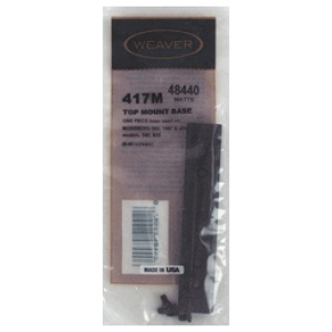 WEAVER BASE TOP MOUNT #417M - 1PC MOSSBERG 500 MATTE