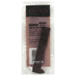 WEAVER BASE TOP MOUNT #429M - 1PC REMINGTON 870 MATTE