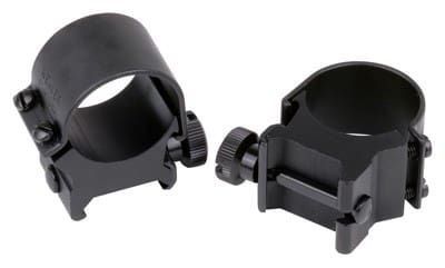 WEAVER RINGS DETACHABLE TOP - MOUNT 1" HIGH MATTE .332"
